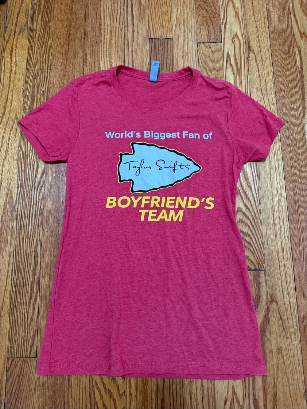 next Pink Taylor Swift Graphic Tee - Boyfriend's Team